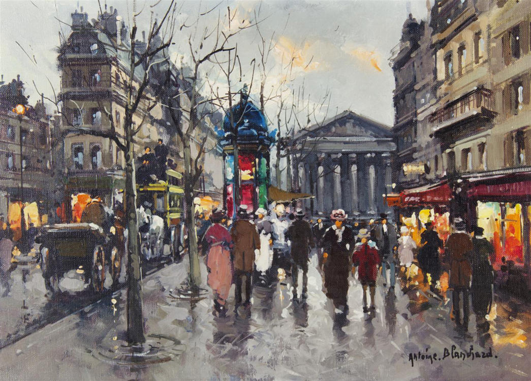 Rainy Day in Paris - Antoine Blanchard