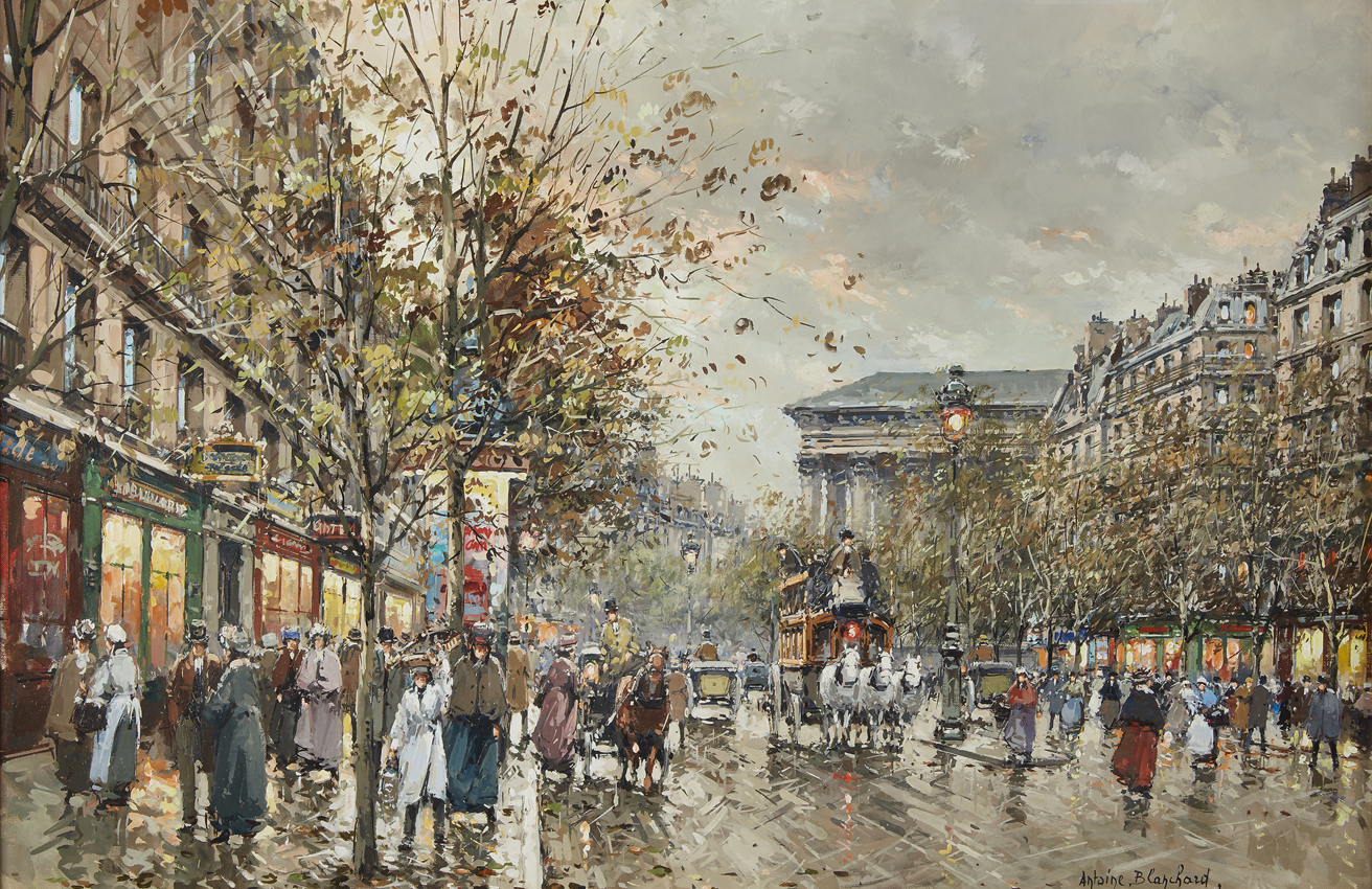 Boulevard de la Madeleine en 1900 - Antoine Blanchard