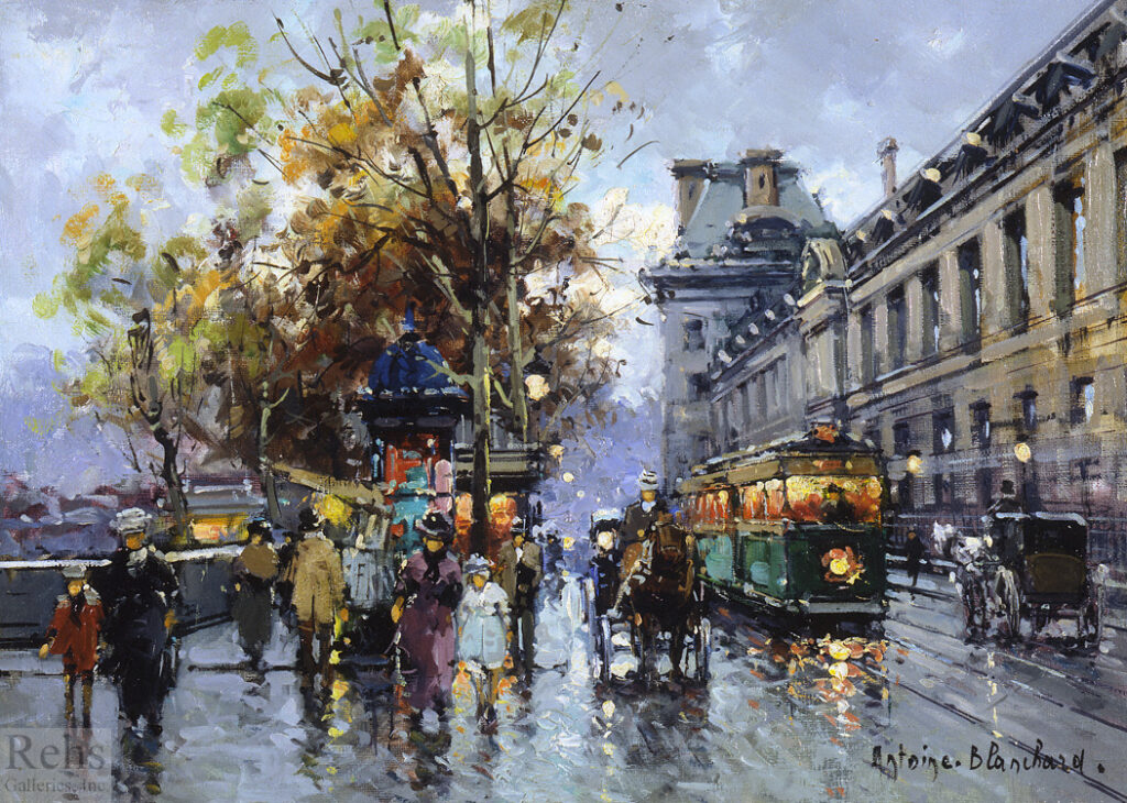 Quai du Louvre - Antoine Blanchard